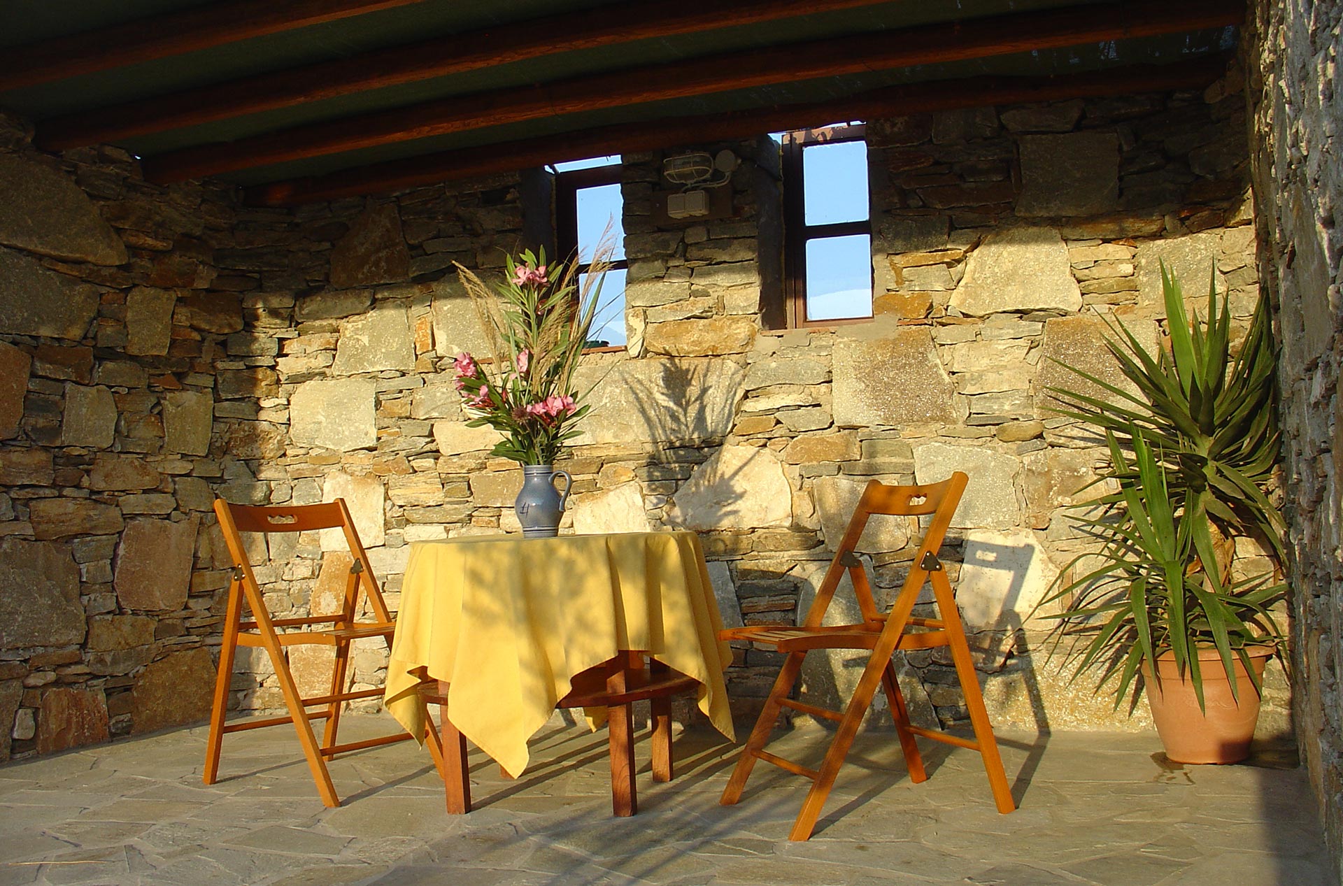 Outdoor sitting area