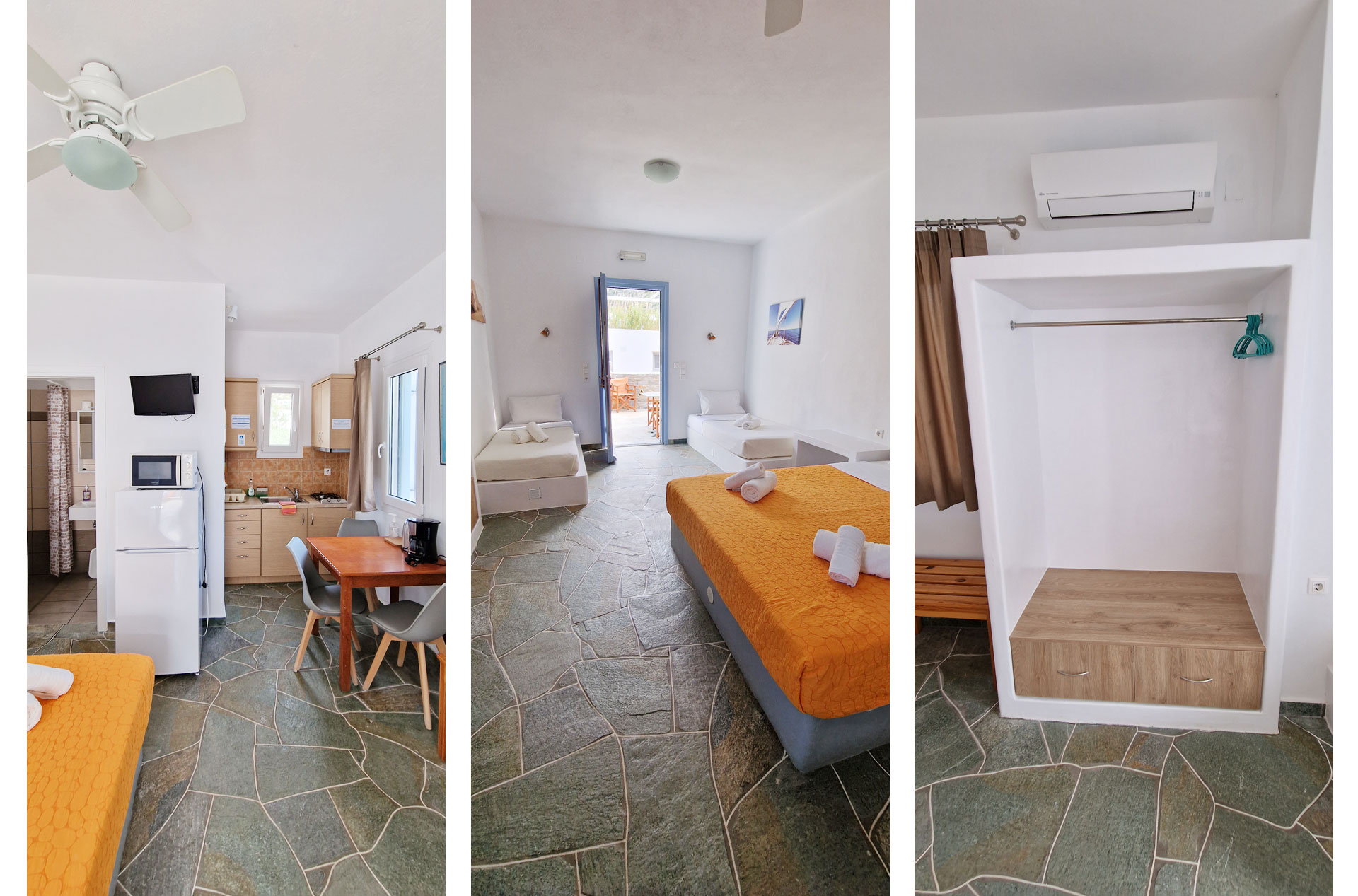 Studios pour 4 personnes à Sifnos